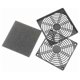 thumbnail image 4 of 2 Pcs Dustproof Blower Guard ABS Computer Ventilator Grill 120mm Fan Filter Fan Mesh Cover Tool-Free, 4 of 5