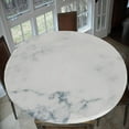 thumbnail image 2 of yuksok Round Tablecloth Waterproof Polyester Tablecloth Indoor Furnishing A - 120cm (48 Inch), 2 of 9