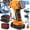 Orange, variant on RELOIVE Tire Inflator Portable Air Compressor - 150 Psi Air Pump For Car Tires with Digital Pressure Gauge, LED Light and Auto Shut-Off Function - Cordless Pump for Car, Motorcycle, Bicycle, Balls