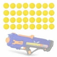 thumbnail image 4 of Paquete de 100 balas rellenas redondas y blandas de EVA universales para pistolas de juguete Rival (amarillas), 4 of 9