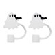 thumbnail image 1 of 2 piezas de adornos para pajitas, accesorios para vasos, reutilizables, regalo de Halloween, divertido para fiestas Murciélago, 1 of 9