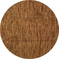 thumbnail image 1 of Ahgly Company Indoor Round Abstract Orange Modern Area Rugs, 6' Round, 1 of 4