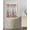 Chestnut, variant on Green Eucalyptus Leaves Blackout Curtains, French Door Curtains for Door Window, Watercolor Spring Summer Botanical Privacy Drapery for Patio/Sidelight Doors, 1 Panel with Tieback, 25 x 40 Inches