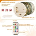 thumbnail image 4 of Electronic Candles Light Combination 3x5In, 3x4In Flameless Candles Plastic Festive Decoration Party Christmas Decoration Chicken Forest Group, 4 of 7