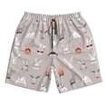 thumbnail image 3 of Uemuo Various Rabbits Pattern Men's Swim Trunks Hawaiian Beach Bathing Suit Swimsuits Beach Quick-Dry Shorts with Pockets-Medium, 3 of 9
