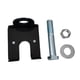 thumbnail image 3 of Colgador de pared para barra, soporte de almacenamiento de pesas para rack de sentadillas, hardware incluido, soporte de pared vertical portátil y negro con nailon, 3 of 8