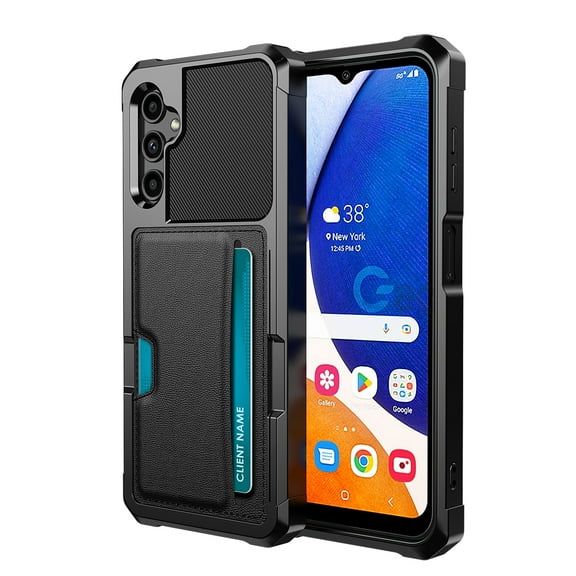 ELEHOLD for Samsung Galaxy A14 5G Wallet Case, Premium Leather Case with Card Holder Shockproof Protective Case Magnetic Cover for Samsung Galaxy A14 5G, Black