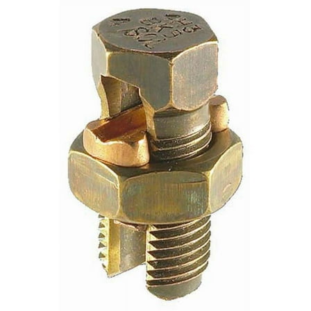NSI Industries N-2-0R Copper Split Bolts, 2 Awg