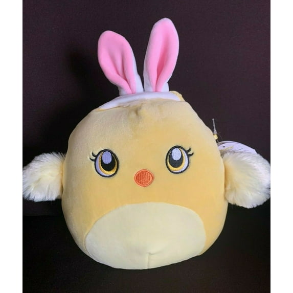 Squishmallows Aimee Baby Chick with Bunny Ears Easter Collection 2021 8"
