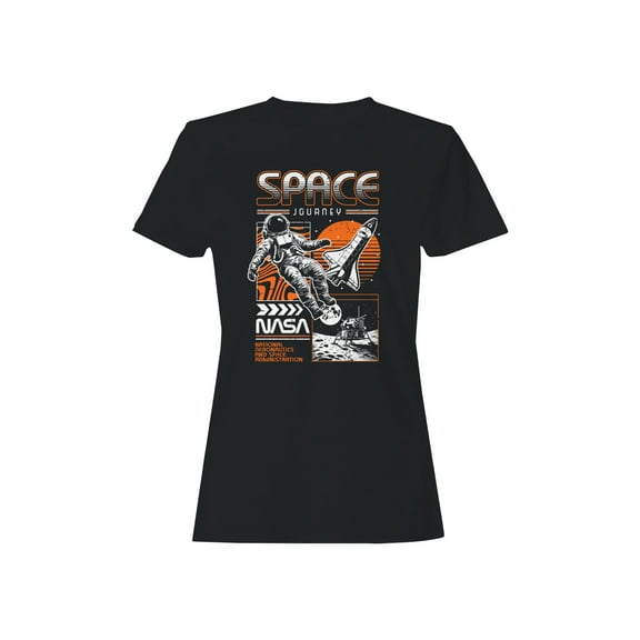 Officially Licensed Nasa Space Journey Adventure Women's T-shirt