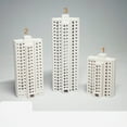 thumbnail image 5 of Realistic Apartment Building Model Unpainted Craft Project Miniature Landscape Design 1/800s Scale Solid Structure, 5 of 8