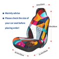 thumbnail image 3 of Wukai Abstract Jazz Instrumental Full Set Car Seat Covers with Soft Padding Universal Auto Front Seats Protector and Cushion Mat, 3 of 5