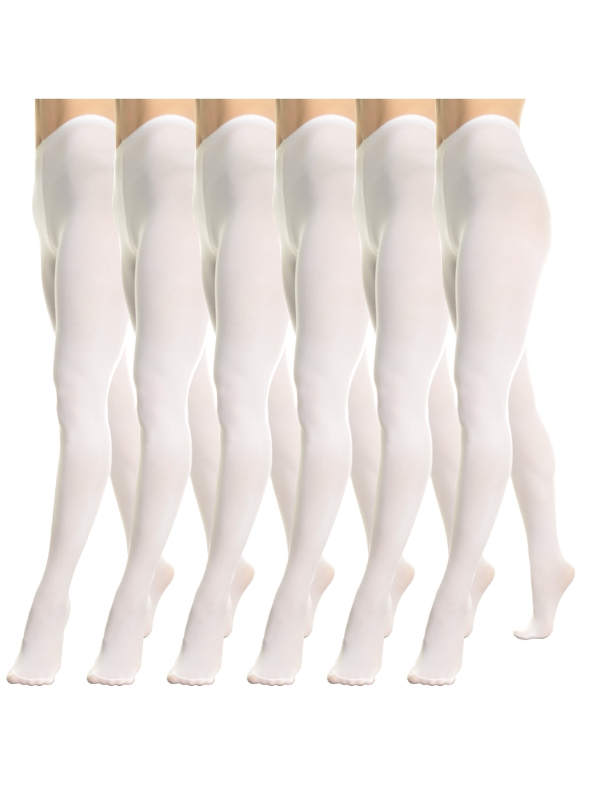 2 Pair Silky Toes Girls' Ultra Soft Pro Dance Tights/Ballet Stocking Footed Tights