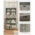 thumbnail image 7 of FANGSUM Tall Bathroom Cabinet, Storage Cabinet with Adjustable Shelves for Living Room, Home Office, 7 of 7