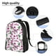 thumbnail image 5 of Disketp Orchids Flowers Mochila Unisex de Apertura Lateral Completa, Mochila para Laptop para Escuela, Trabajo y Viajes, 5 of 8