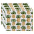 thumbnail image 3 of Simply Daisy 18" x 14" Pineapple Stripes Geometric Print Placemat (Set of 4), 3 of 3