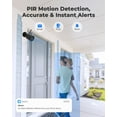 thumbnail image 2 of Reolink 3MP Outdoor Security Battery-Powered WIFI Camera, AI Smart+PIR Detection, 2-Way Audio, IP65 Waterproof, Night Vision, Support Google Assistant/Alexa Argus Eco, 2 of 7