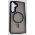 thumbnail image 2 of Xpression Phone Case For Samsung Galaxy S25 Fan Edition /Galaxy S25 FE Compatible with MagSafe Strong Magnetic Slim Translucent Matte Back TPU Shockproof Design Cover, Black, 2 of 11