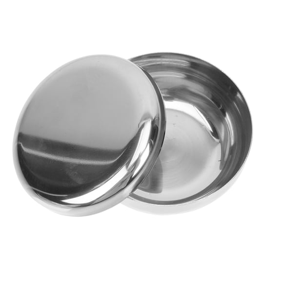 DRAFIDEEP Korean Stainless Steel Rice Bowl with Lid, 10cm Kitchen Bowl for Versatile Cooking and Serving