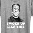 thumbnail image 3 of The Munsters - Herman I Woke Up Like This- Women's Short Sleeve Graphic Tee, 3 of 5