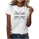 thumbnail image 1 of Camisetas de Verano de Manga Corta de las Mujeres Nuevo Suéter de Cuello de Tripulación, Top de Fiesta Impreso Casual para la Primavera, 1 of 4