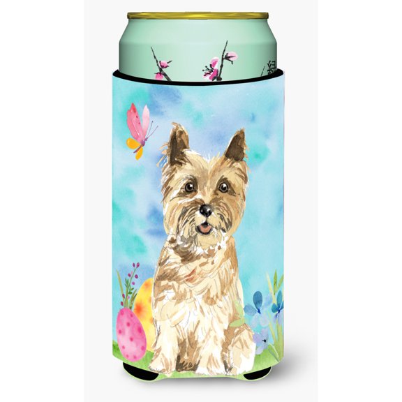 Carolines Treasures CK1920TBC Easter Eggs Cairn Terrier Tall Boy Beverage Insulator Hugger  Tall Boy multicolor