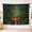 A, variant on XaaKee Tapestry Wall Hanging, Firefly Starry Glen Frog Wreath, High-Quality Polyester Large Tapestry, 60x40Inch