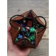 thumbnail image 2 of WDOplteas Dados Cuero PU Bolsas Almacenamiento Dados Fácil Limpieza Reutilizables para Juegos Rol, 2 of 9