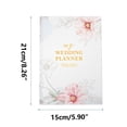 thumbnail image 1 of RKSTN Wedding Plan Book Wedding Plan Book Wedding Plan Book Hardbound Gold Stamping A5 Wedding Plan Book Handheld Ledger, 1 of 1