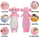 thumbnail image 3 of Almohada de felpa Kekeso Long Axolotl rosa 100 cm para niños, 3 of 6