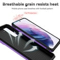 thumbnail image 6 of For Galaxy S21 Plus Kickstand Armor Case with Slide Camera Lens Protection Cover Built-in 360° Rotate Ring Holder Stand Magnetic Military Shockproof Phone Cover for Samsung Galaxy S21 Plus,
Purple, 6 of 8
