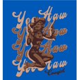 thumbnail image 4 of Yeehaw! Pin Up Cowgirl Adult Blue Long Sleeve Hoodie-Small, 4 of 4