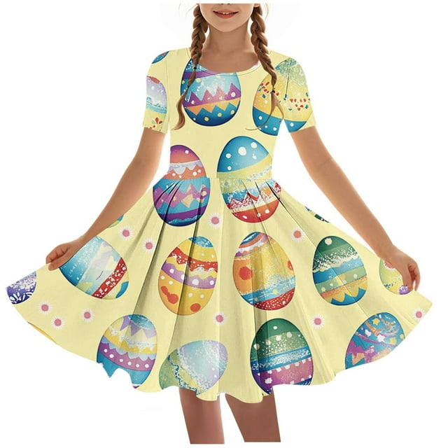 LOVZFMLL Robe Décontractée d'Été à Bretelles Robes de Tennis avec Poches pour Enfant