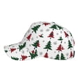 thumbnail image 5 of Fotbe Buffalo Plaid Christmas Trees Classic Baseball Cap, Adjustable Snapback Hats, Outdoor Baseball Hat for Men and Women Cotton Soft, 5 of 9