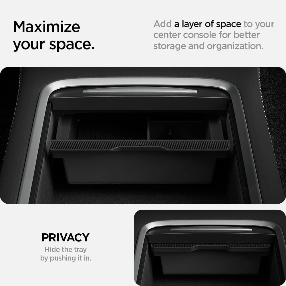 Center Console Organizer for Tesla Model Y (2021-2024) & Model 3 (2021-2023) [Not for Model Y Juniper 2025/26 and Model 3 Highland (2024/25)]