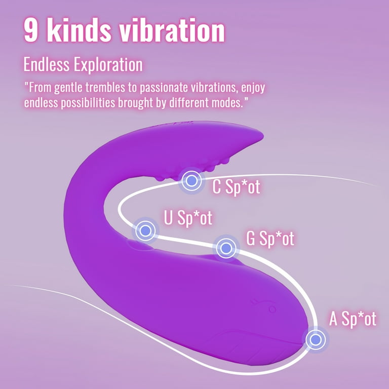 Wearable Vibrator, APP Remote Control Vibrating Panties with 9 Vibrating  Modes for G Spot Clit, Adult Sex Toys for Women Couples Play