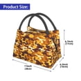 thumbnail image 2 of Easygdp Desert Camouflage Bolsa de Almuerzo Insulada Reutilizable, Bolsa de Mano y Bandolera para Oficina, Trabajo, Viajes, 2 of 6