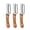 3, variant on Micro Drag Peeler, Multifunctional Vegetable Peeler, Premium Grade Fruit And Vegetable Peeler With Wooden Handle And Bottle Opener Stainless Steel Sharp Blades Carrot Potato Peeler