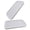 White, variant on Foldable Silicone Dish Drying Rack Space Efficient Utensils Drainer
