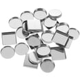 thumbnail image 3 of MasteelfCA 30pcs Empty Eyeshadow Metal Pan Makeup Palette Round Square Metal Pan Accessory, 3 of 9