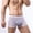 White, variant on Lilgiuy Men's Boxer Three Points Shorts Mesh Breathable Panties Winter Clothes for 2022
