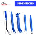 thumbnail image 3 of shiyou-Auto Trim Removal Tool Set - 12pcs (No Scratch Plastic Pry Kit) - Auto Trim Car Tools, Easy Door Panel Removal Tool for Fastener, Clip, Molding, Dashboards, Interior Tools, 3 of 4