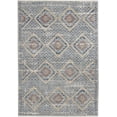 thumbnail image 3 of Nourison Concerto Modern Blue/Ivory 5'3" x 7'3" Area Rug, (5x7), 3 of 9