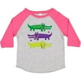 thumbnail image 3 of Inktastic Mardi Gras Holiday Alligators Boys or Girls Toddler T-Shirt, 3 of 5