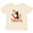 thumbnail image 3 of Inktastic Plaid 1st Thanksgiving Turkey Boys or Girls Baby T-Shirt, 3 of 5