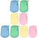 thumbnail image 1 of Skin Exfoliator Bath Gloves 8Pcs For Children Assorted Color Effective Deep Cleaning Soft Touch Material, 1 of 5