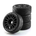 thumbnail image 1 of fastboy RCGOFOLLOW Durable Wheel Rims Tyre For 1/8 WRC Feishen On-Road Vehicles Black, 1 of 6