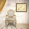 thumbnail image 3 of Vintage Maps 18x14 Gold Ornate Wood Framed with Double Matting Museum Art Print Titled - Crosswicks New Jersey 1778, 3 of 4