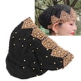 thumbnail image 4 of Turban Musulman, Foulard Floral pour Femmes Hijab Musulman Respirant Extensible Design Bandeau pour Femmes Filles, 4 of 8
