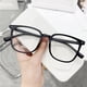 thumbnail image 4 of Gafas de bloqueo de luz azul aspecto esmerilado gafas de ordenador negras ligeras marco de plástico para oficina ANGGREK  AL4553, 4 of 8